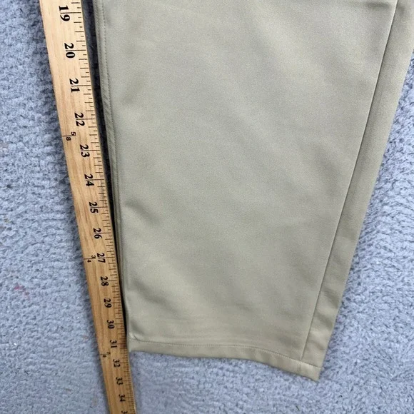 Polo Ralph Lauren Mens Chino‎ Golf Pants 42BX32 Tan Performance Flat front NEW